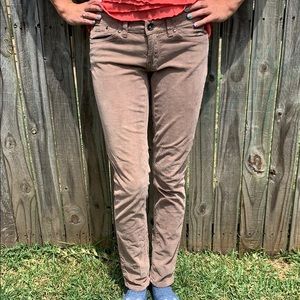 Khaki corduroy pants